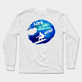 Surfing Long Sleeve T-Shirt